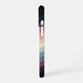 Vintage-Nebel-Horizont iPhone 16 Hülle (Linke Seite)