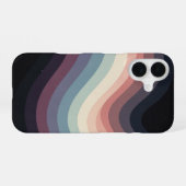 Vintage-Nebel-Horizont iPhone 16 Hülle (Rückseite (Horizontal))