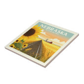 Vintage Nebraska Fliese (Seite)