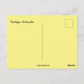 Vintage Nebraska Map Postkarte (Rückseite)