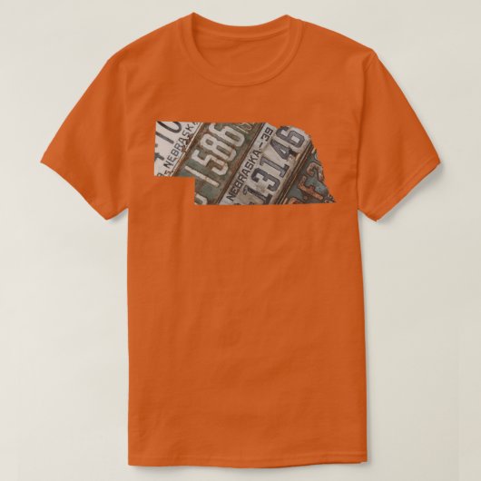 Vintage Nebraska-Teller T-Shirt (Design vorne)