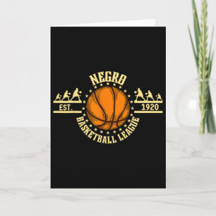 Vintage-Negerliga-Skizze Design Schwarze Geschicht Karte