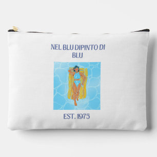 Vintage Nel Blu Dipinto Di Blu Luxusreisen Zubehörtasche