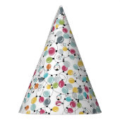 Vintage Neon Penguin Weihnachtsballons Partyhütchen (Links)