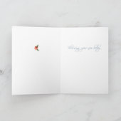 Vintage neue Baby-Gratulationskarte Karte (Innenseite)