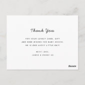 Vintage neue Babyankarten - niedlich Postkarte (Rückseite)