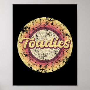 Vintage neue Circle Toadies Music Retro Band 90er Poster