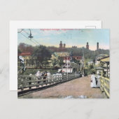 Vintage neue Jersey Holiday Postkarte (Vorne/Hinten)