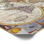 Vintage neue Weltkarte Poster (Ecke)