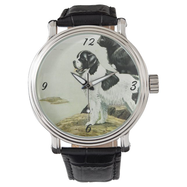 Vintage Neufundland Armbanduhr (Vorderseite)