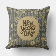 Vintage, Neujahrsfeier, Rosenmotiv Muster