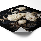 Vintage neutrale Blumenmuster-Veröffentlichung Poster (Ecke)