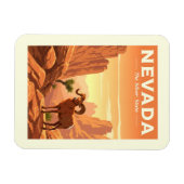Vintage Nevada Magnet (Horizontal)