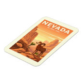 Vintage Nevada Magnet (Linke Seite)
