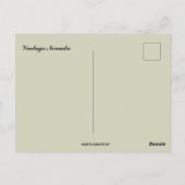 Vintage Nevada Map Postkarte (Rückseite)