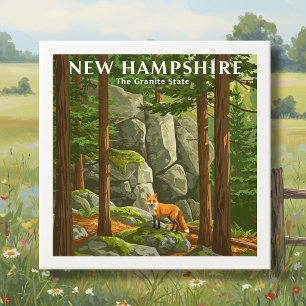 Vintage New Hampshire Fliese
