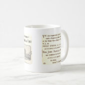 Vintage New-Jersey Gouverneur-Kampagnen-Tasse 1907 Kaffeetasse (VorderseiteRechts)