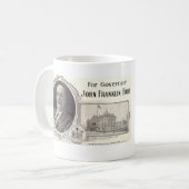 Vintage New-Jersey Gouverneur-Kampagnen-Tasse 1907 Kaffeetasse (Vorderseite Links)