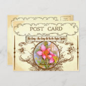 Vintage New Jersey Staat Blume Postkarte (Vorne/Hinten)