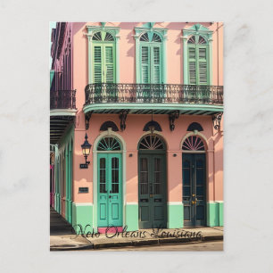vintage New Orleans Louisiana Postkarte