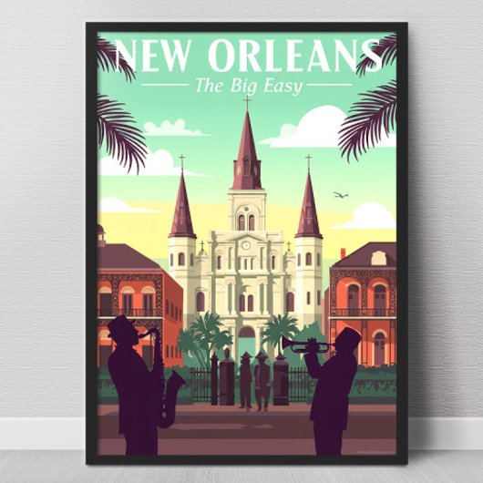 Vintage New Orleans Poster