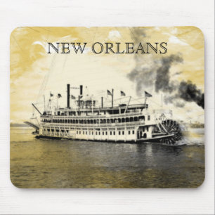 Vintage-New-Orleans-Stern-Wheeler-Mauspad Mousepad