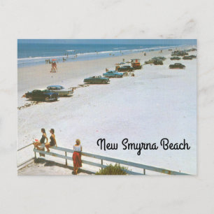 Vintage New Smyrna Beach Florida 1950er Jahre Postkarte