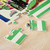 Vintage New York 11x14 State Map Puzzle (Seite)