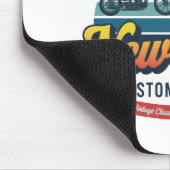 Vintage New York Chopper 75 Sunset Mousepad (Ecke)