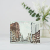 Vintage New York City 5th Avenue Postkarte (Stehend Vorderseite)