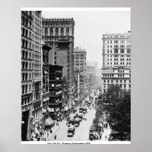 Vintage New York City, Broadway-Plakat Poster