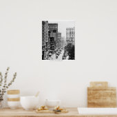 Vintage New York City, Broadway-Poster Poster (Küche)