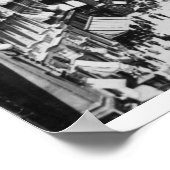 Vintage New York City, Broadway-Poster Poster (Ecke)