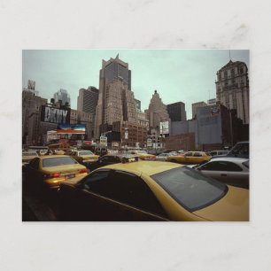 Vintage New York City DKNY-Schild Broadway @ Houst Postkarte
