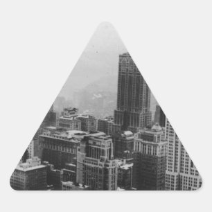 Vintage New York City Dreieckiger Aufkleber