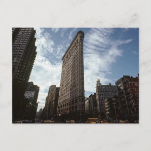 Vintage New York City Flatiron District Fifth Aven Postkarte