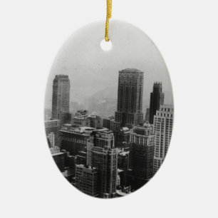 Vintage New York City Keramik Ornament