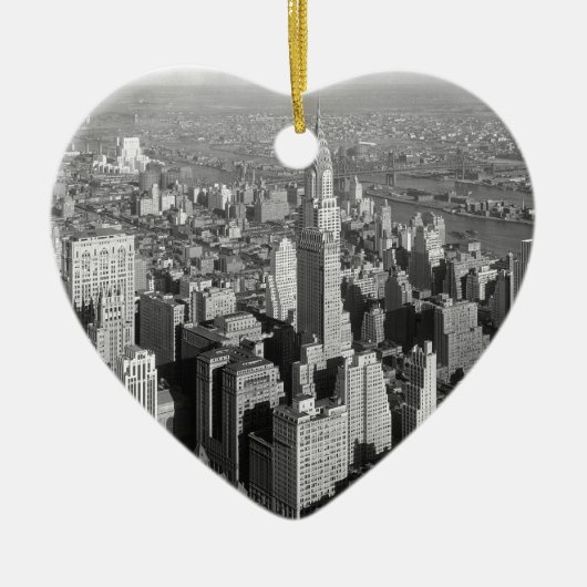 Vintage New York City Keramikornament (Vorne)