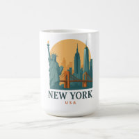 Vintage New York City – Minimalistischer Reise-