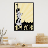 Vintage New York City Poster (Küche)