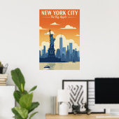 Vintage New York City Poster (Heimbüro)