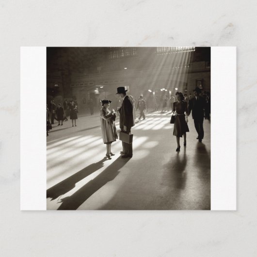 Vintage New York City Postkarte (Vorderseite)