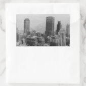 Vintage New York City Rechteckiger Aufkleber (Tasche)