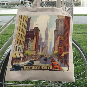 Vintage New York City Retro-Themen-Reisestil Tragetasche