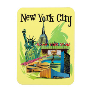 Vintage New York City Statue of Liberty Magnet