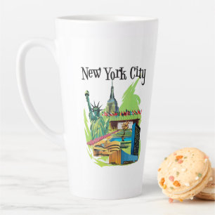 Vintage New York City Statue of Liberty Milchtasse