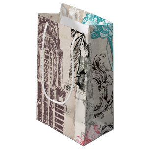 Vintage New York Design Kleine Geschenktüte