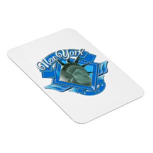 Vintage New York Liberty-Logo Magnet