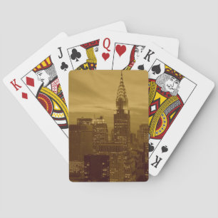 Vintage New York Manhattan Spielkarten