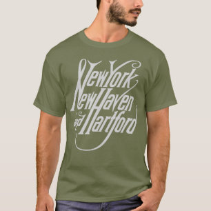 Vintage New York New Haven und Hartford Railway T-Shirt